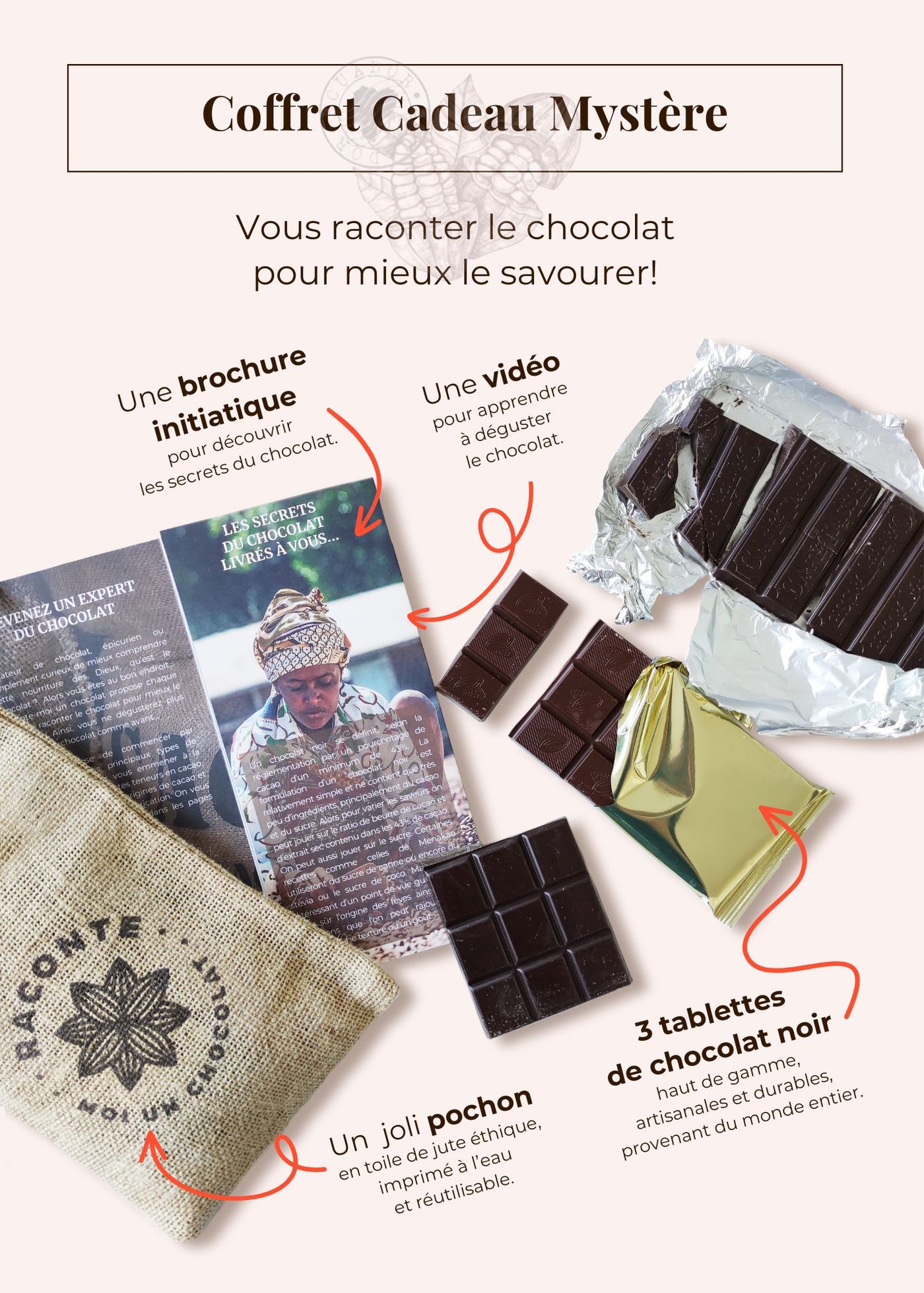 Coffret Cadeau Chocolat Mystère - Surprise Gourmande Unique